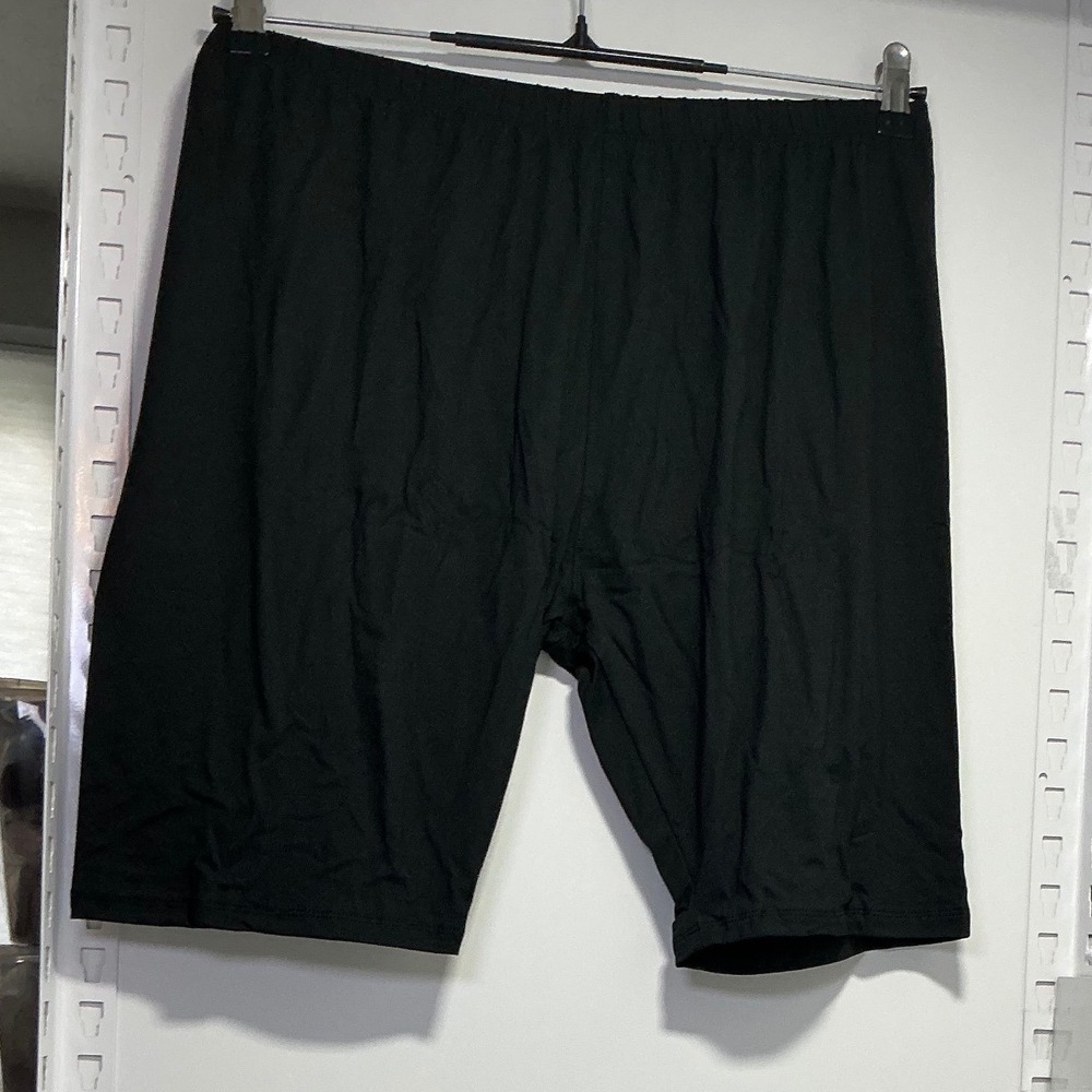 Unbranded Black Biker Shorts Plus Size 4XL Spandex Stretch Activewear